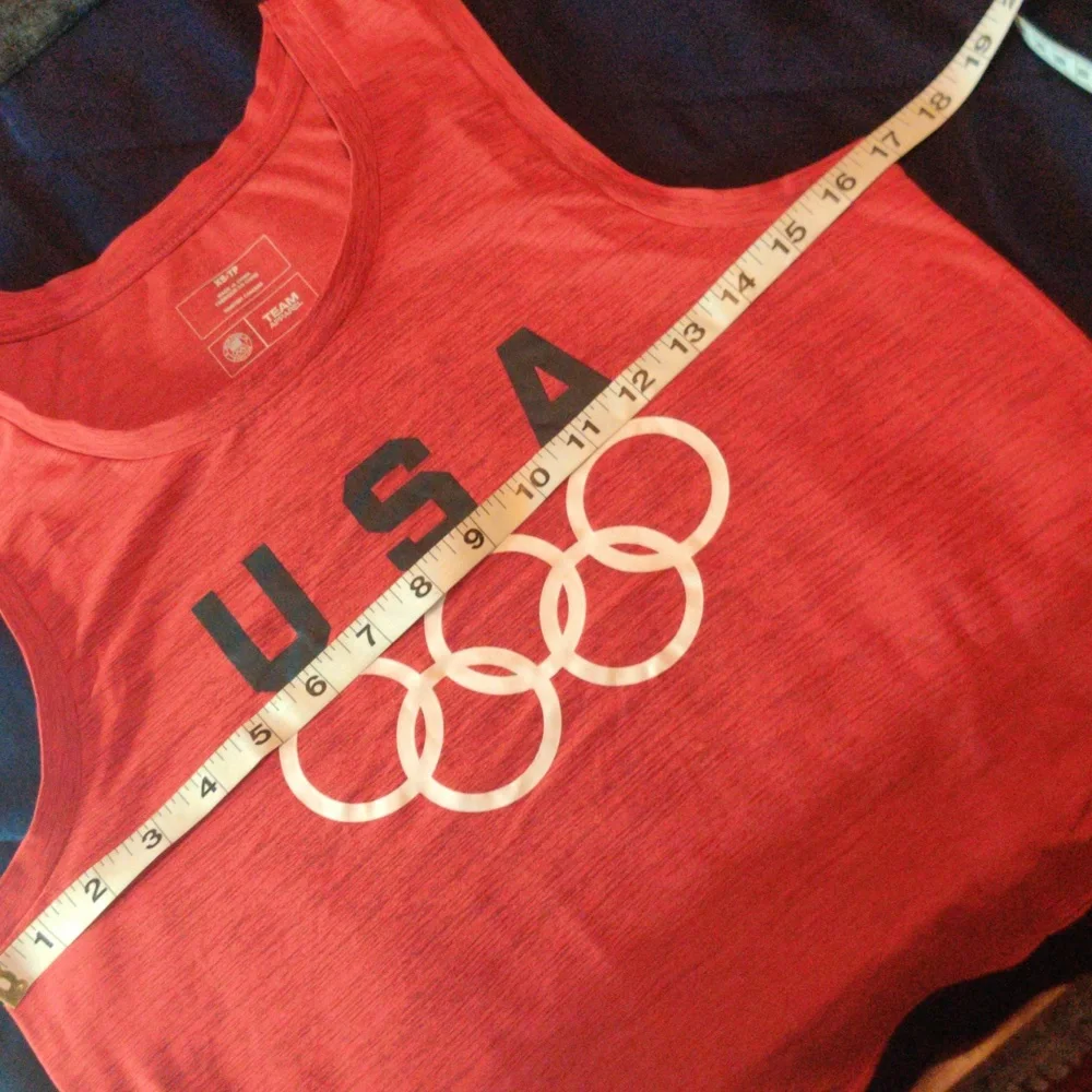 US Olympic Team Apparel Red USA Olympic Muscle Shirt America - Picture 6 of 6